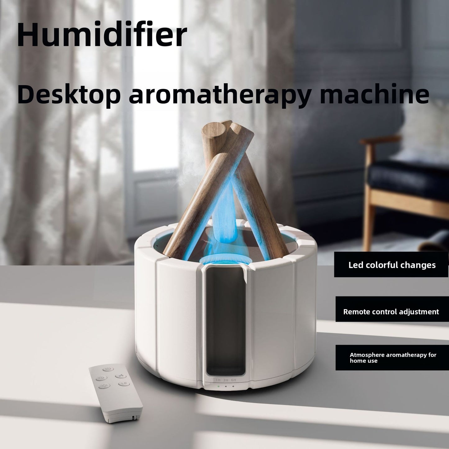 Simulated Flame Aroma Diffuser