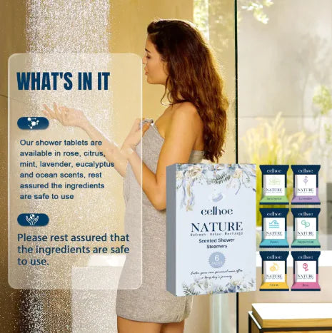 CalmMist™ Stress-Relief Shower Steamers (6-Pack)